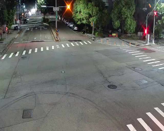經貿七路/中平路(右側車流往中清路)