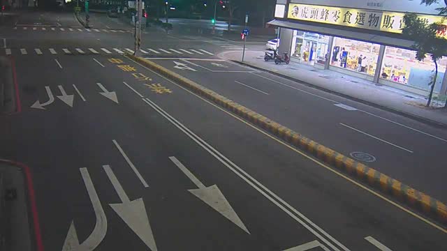 敦化路/中清路(右側車流往經貿路)