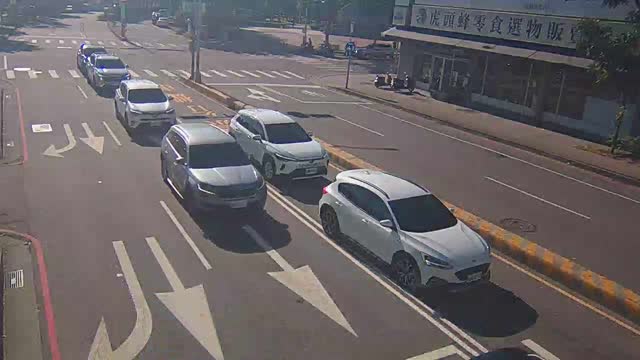 敦化路/中清路(右側車流往經貿路)