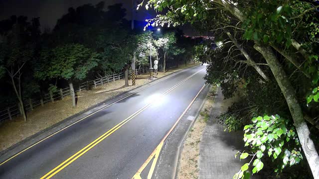 大肚區藍色公路(右側車流往自由路)