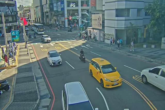 大智北路/復興路口(右側車流往建成路)