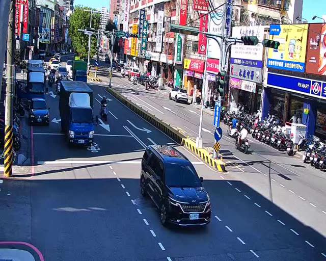 中清路/雷中街 (右側車流往大雅交流道)Zhongqing Rd /Leizhong St (Right side Traffic flow to Daya Interchange)