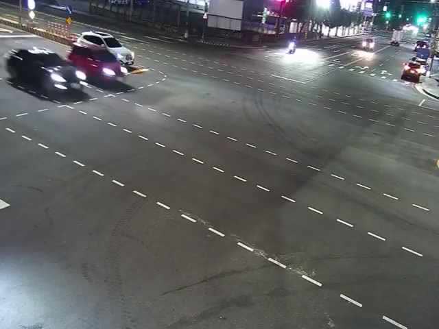 台灣大道/安和路(右側車流往朝馬路)