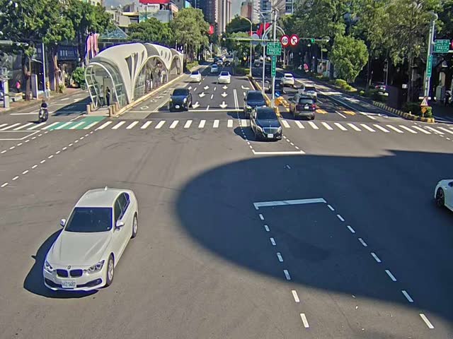 台灣大道/東興路(右側車流往台中火車站)