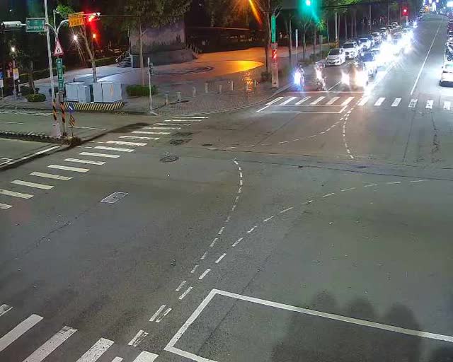中平路/敦化路(右側車流往黎明路)