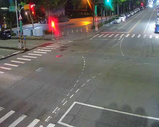 中平路/敦化路(右側車流往黎明路)