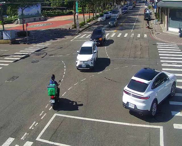 中平路/敦化路(右側車流往黎明路)