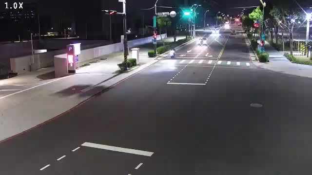 中科路/經貿七路 (右側車流往環中路)Zhongke Rd./Jingmao 7th Rd.(Right side Traffic flow to Huanzhong Rd.)