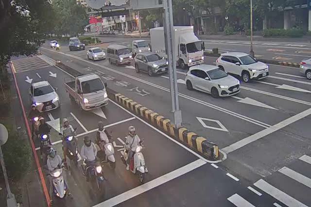 台灣大道/玉門路(右側車流往沙鹿) Taiwan Blvd/Yumen Rd.(Right side Traffic flow to Shalu)