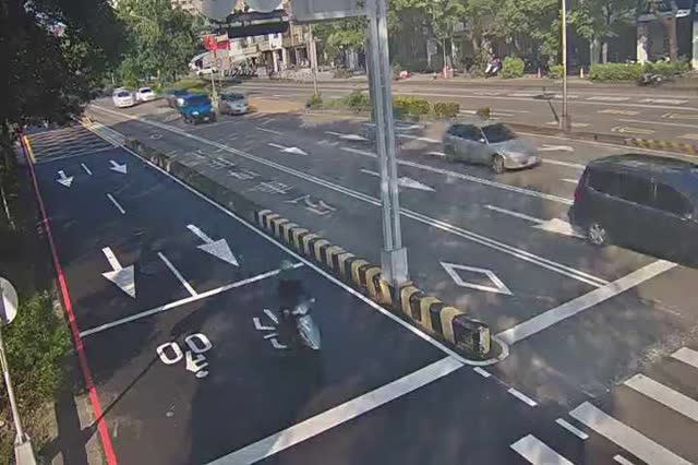 台灣大道/玉門路(右側車流往沙鹿) Taiwan Blvd/Yumen Rd.(Right side Traffic flow to Shalu)