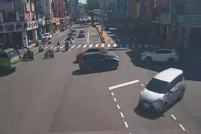 中清路/漢口路(右側車流往五權路)