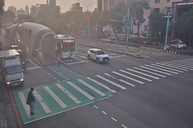 台灣大道/中工三路 (右側車流往環中路) Taiwan Blvd /Zhonggong 3rd Rd. (Right side Traffic flow to Huanzhong Rd.)
