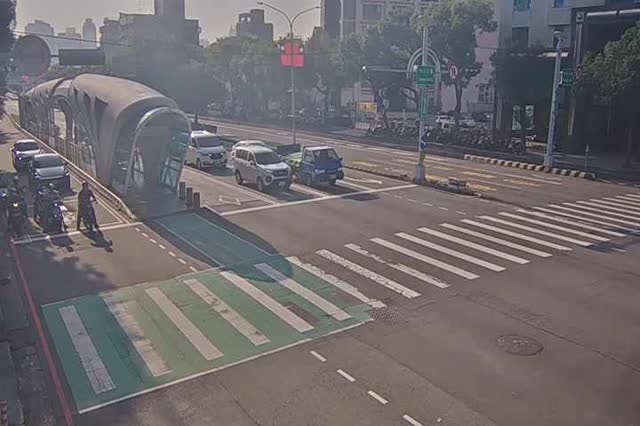 台灣大道/中工三路 (右側車流往環中路) Taiwan Blvd /Zhonggong 3rd Rd. (Right side Traffic flow to Huanzhong Rd.)