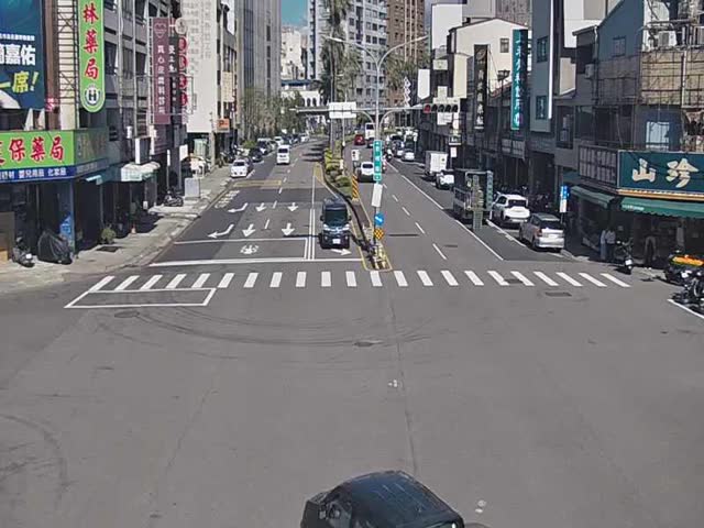 忠明路/西屯路(右側車流往中清路方向)