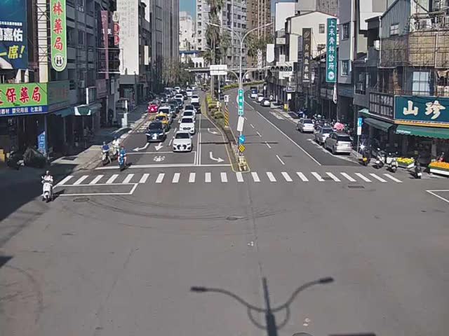 忠明路/西屯路(右側車流往中清路方向)