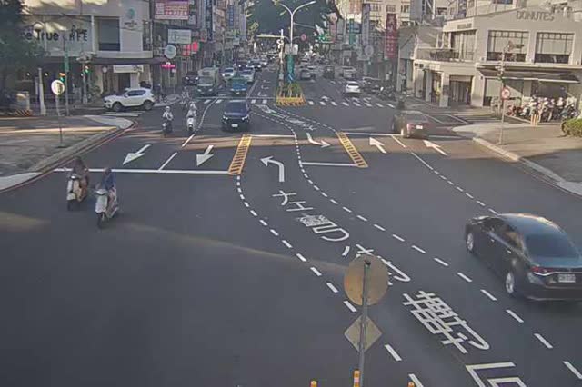 崇德路/太原路(右側車流往文心路) Chongde Rd./Taiyuan Rd.(Right side Traffic flow to Wenxin Rd.)