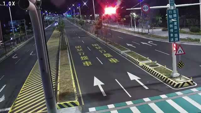 市政路/安和路(右側車流往工業區一路)