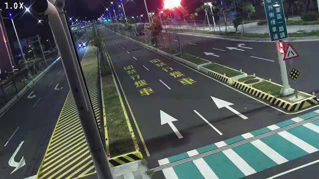 市政路/安和路(右側車流往工業區一路)