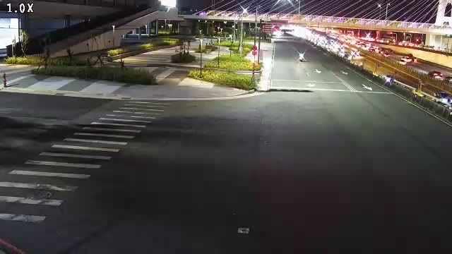 環中路/經貿路 (車流往中清路) Huanzhong Rd. /Jingmao Rd. (Right side Traffic flow to Zhongqing Rd.)