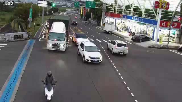 環中東路/六順路(右側車流往德芳南路)