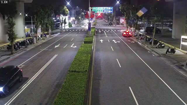 高鐵五路/站區二路(右側車流往高鐵東路) Gaotie 5th Rd./Zhanqu 2nd Rd. (Right side Traffic flow to Gaotie E. Rd.)