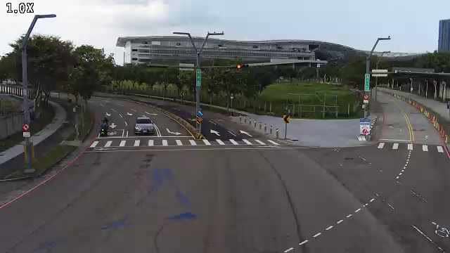凱旋路/僑大八街 (右側車流往經貿五路) Kaixuan Rd./Qiao Da 8th St. (Right side Traffic flow to Jingmao 5th Rd.)