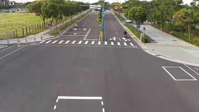 凱旋路/僑大路(右側車流往環中路)Kaixuan Rd./Qiao Da Rd.(Right side Traffic flow to Huanzhong Rd.)
