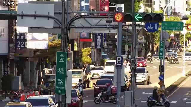 五權路/中清路(右側車流往崇德路方向)