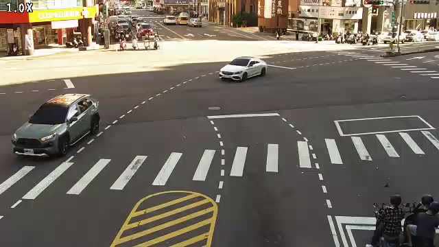 中清路/五權路 (右側車流往中華路)