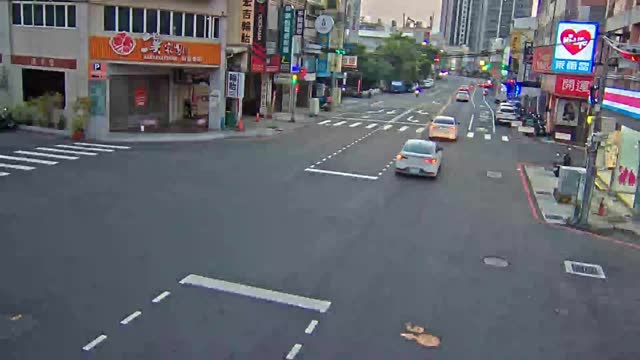 太平區中山路/新福路(右側車流往環中東路)