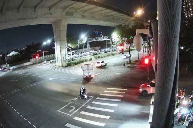 太原路/環中東路(右側車流往松竹路)