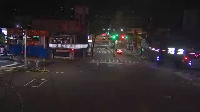 文中路國際路口(中油斜對面號誌桿)