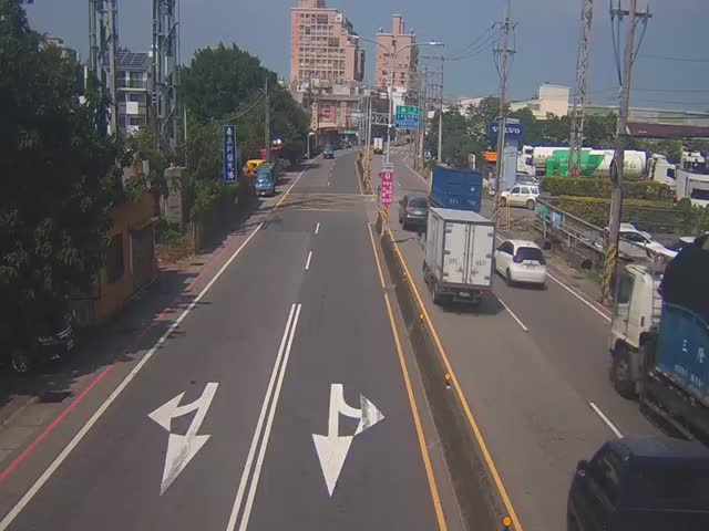 中園路二段與中園路二段55巷路口