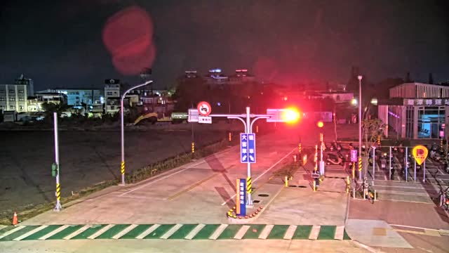 中豐北路一段-中豐交流道南下出口匝道(預告號誌桿上)