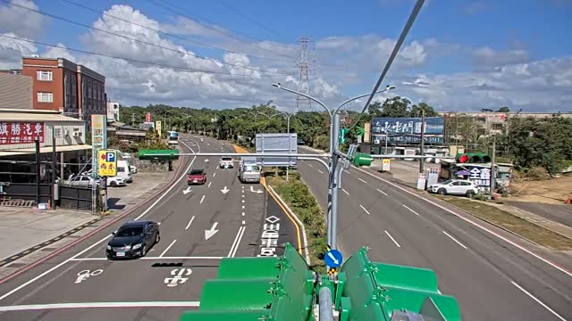 中豐北路一段-中豐交流道南下出口匝道(預告號誌桿上)