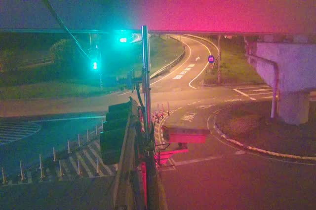 福德一路國二往西匝道口(國二往西匝道號誌桿)