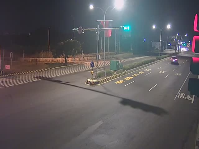 國際路一段與國二甲匝道口
