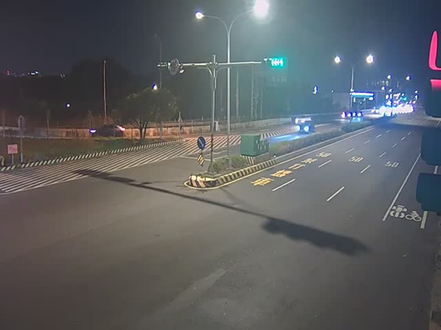 國際路一段與國二甲匝道口